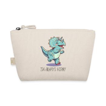 Triceratops Horn - Organic Pouch - nature - Front