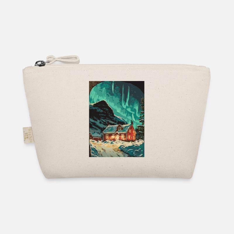 Cabane en bois dans la neige Trousse biologique