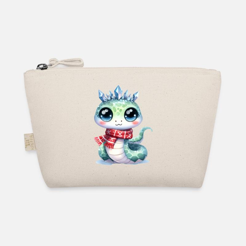 Serpent mignon avec Couronne de cristal de glace Trousse biologique