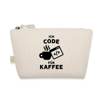 Coder Statement Job Geld Verdienen Karriere Beruf - Bio-Täschchen - Natur - Vorne