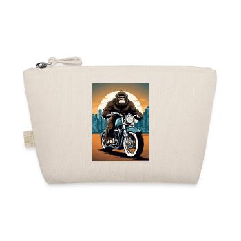 Gorilla Biker - Bio-Täschchen - Natur - Vorne