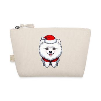 Hund Weihnachten - Bio-Täschchen - Natur - Vorne