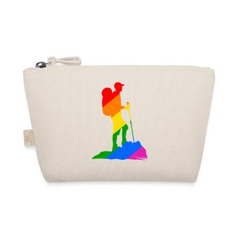 Colorful Hiker - Hiking - Organic Pouch - nature - Front