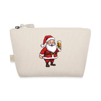 Santa Claus Beer Alcohol Cheers Mulled Wine Schnapps - Organic Pouch - nature - Front
