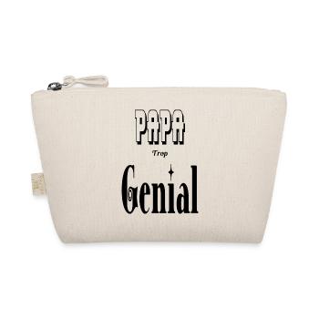 Papa Trop Génial Père - Trousse biologique - nature - Devant