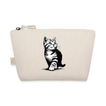 Adorable Kitten Pawsitively Charming Pet Lover - Organic Pouch - nature - Front