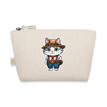 Lederhosen / Animal / Traditional costume / Tradition / Cat - Organic Pouch - nature - Front