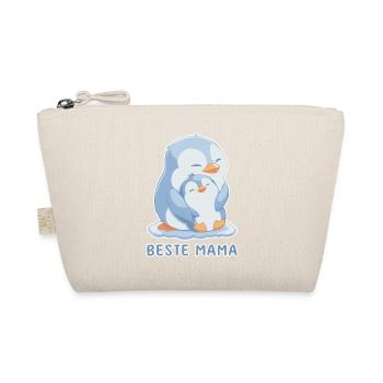 Beste Mama Pinguin Muttertag - Bio-Täschchen - Natur - Vorne