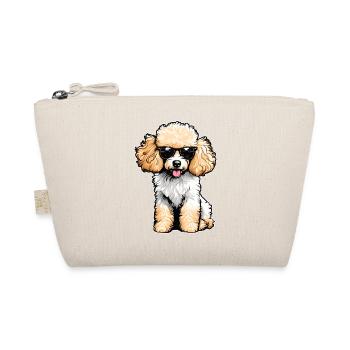 Caniche mignon avec des lunettes de soleil - Trousse biologique - nature - Devant