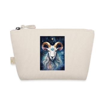 Sternzeichen Steinbock02 - Bio-Täschchen - Natur - Vorne