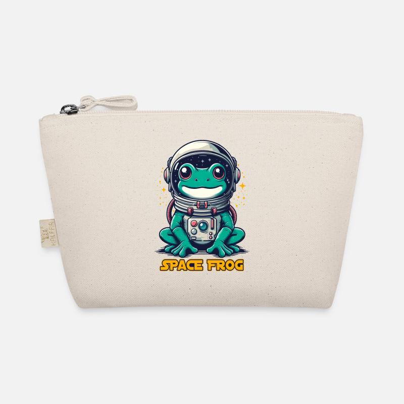 Space Frogs Toad Astronaut Costume Astronomy Funny - Organic Pouch - nature