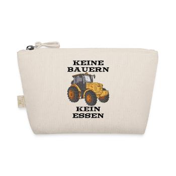 Keine Bauern kein Essen Landwirt Demo - Bio-Täschchen - Natur - Vorne