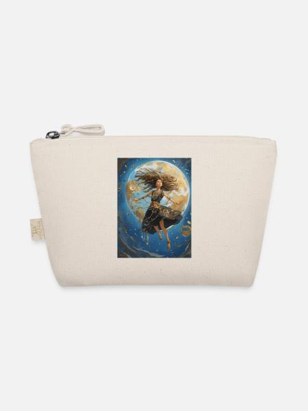 Flying Girl - Bio-Täschchen - Natur