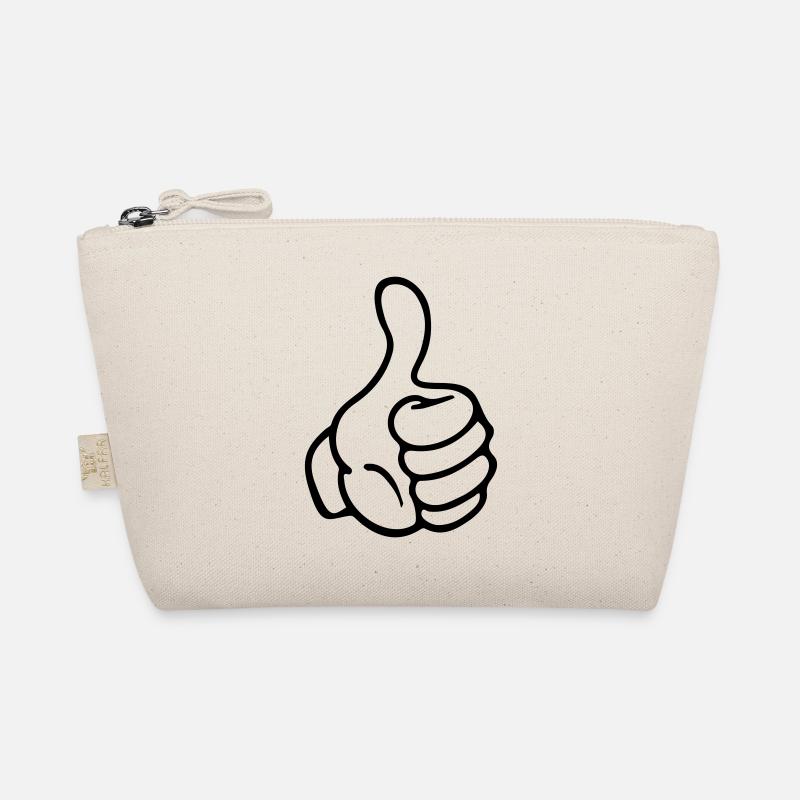 hand thumb like comic Bio-Täschchen