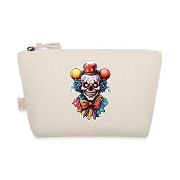Horror Clown / Circus / Funny / Show / Halloween - Organic Pouch - nature - Front