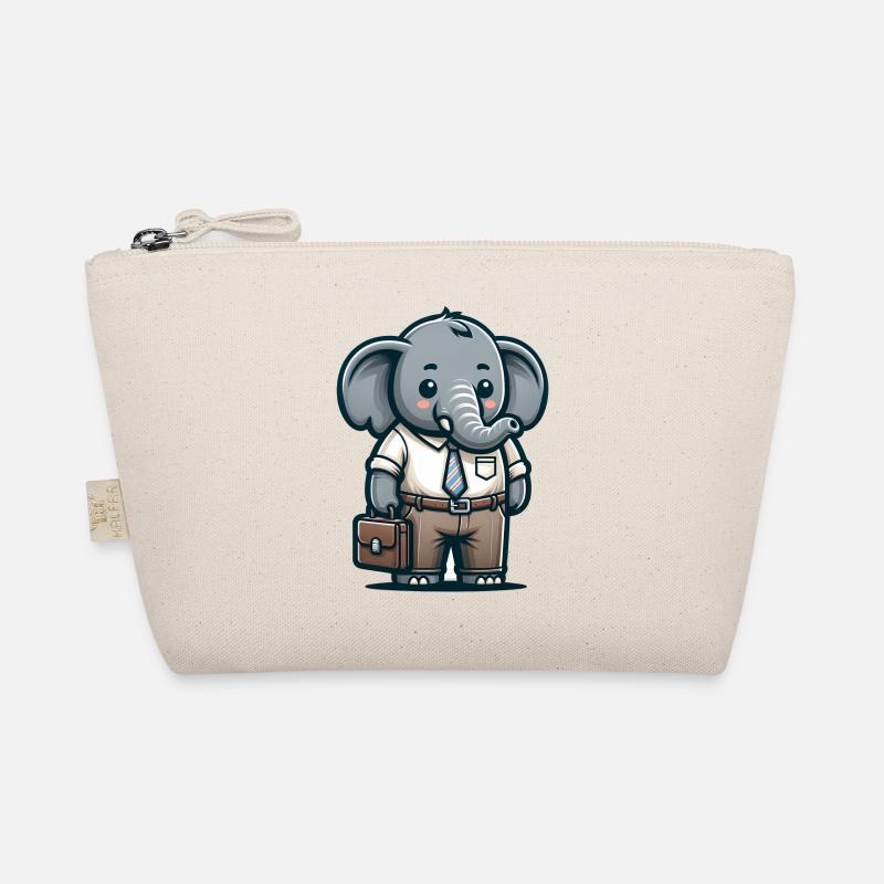 Cute Elephant Teacher Organic Pouch