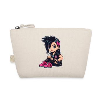 Fille punk gothique cool - Trousse biologique - nature - Devant