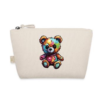 Ours en peluche / Peluche / Animal en peluche / Idée cadeau - Trousse biologique - nature - Devant