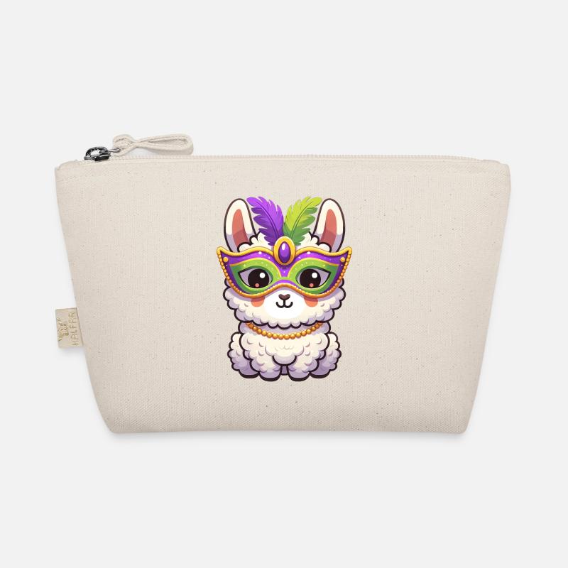 Mardi Gras Llama Party Design Organic Pouch