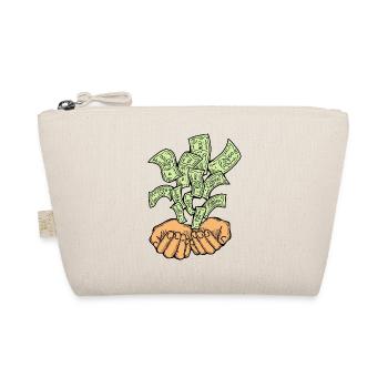Big money flying to you for wealth and prosperity. - Organic Pouch - nature - Front