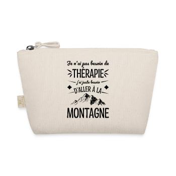 I Just Need To Go To The Mountain Humor - Organic Pouch - nature - Front