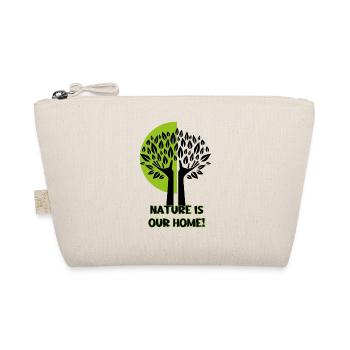 Embrace Nature with Our Eco-Friendly Tees! - Organic Pouch - nature - Front