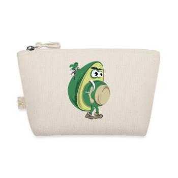 lustige Avocado Wandern Natur Wald Symbol icon - Bio-Täschchen - Natur - Vorne