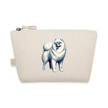 Samojeden Hund Geschenke Niedlicher Samojeden Hund Grafik - Bio-Täschchen - Natur - Vorne