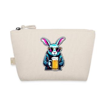 Osterhase / Ostern / Eier / Feiertage / Osterfest - Bio-Täschchen - Natur - Vorne