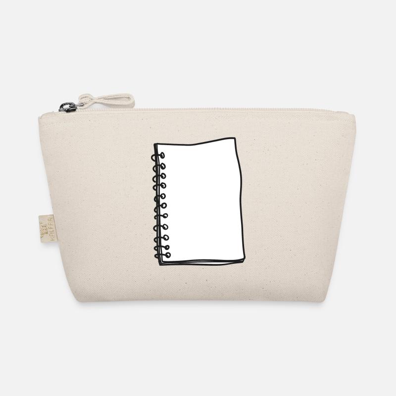 Notebook Banner Drawing Organic Pouch