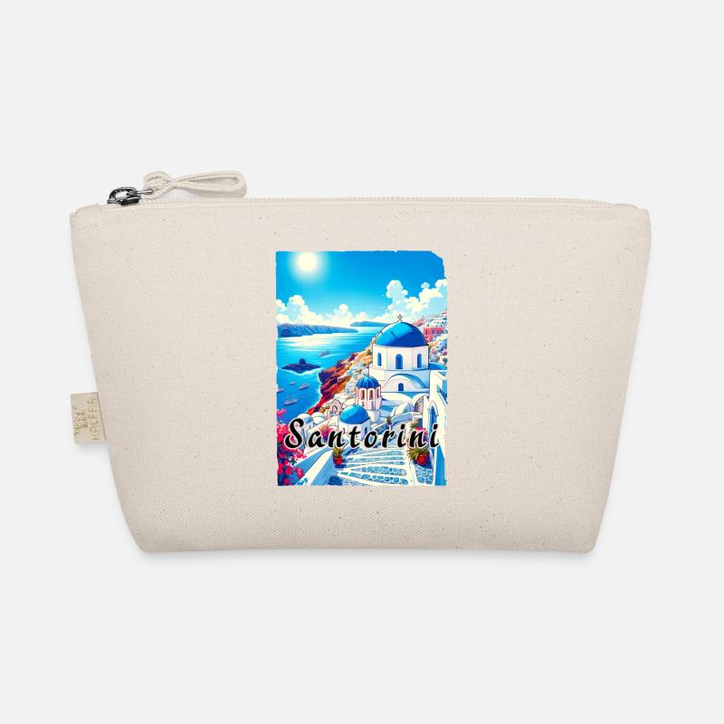 Grèce, souvenirs, vacances, Santorin Trousse biologique