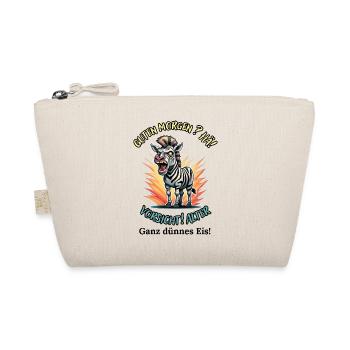 Good morning? Huh! Beware of old very thin ice - Organic Pouch - nature - Front