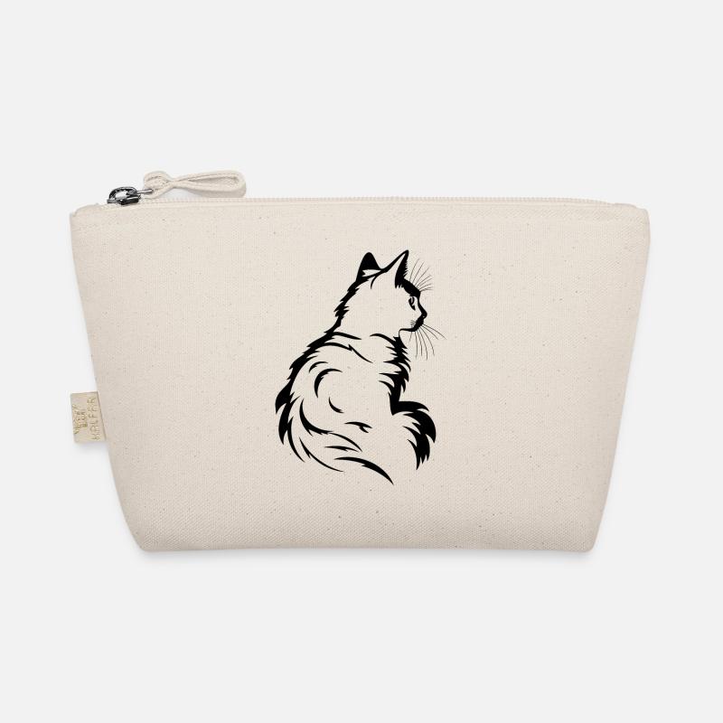 Katze, katzenmotiv - Bio-Täschchen - Natur