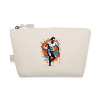 Handballspieler Streetwear Ikonischer Style - Bio-Täschchen - Natur - Vorne