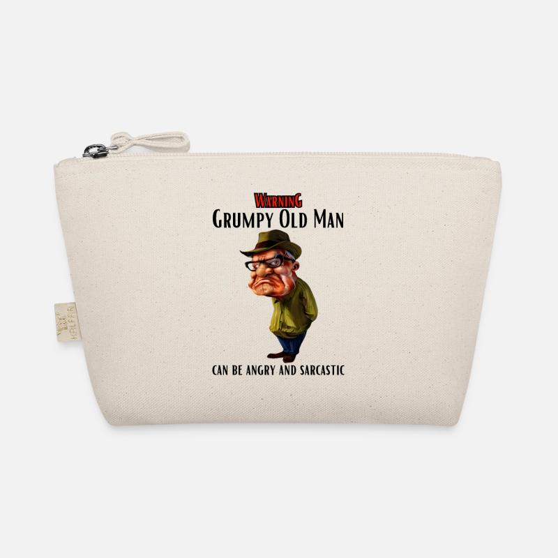 Warning Grumpy Old Man Bio-Täschchen