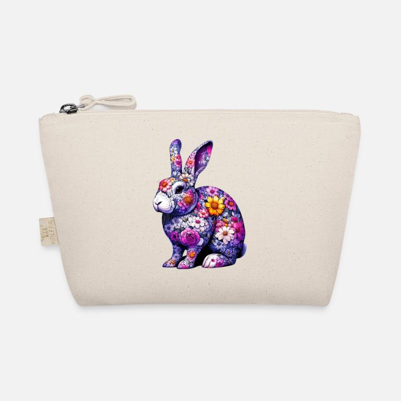 Lapin décoré de fleurs Trousse biologique