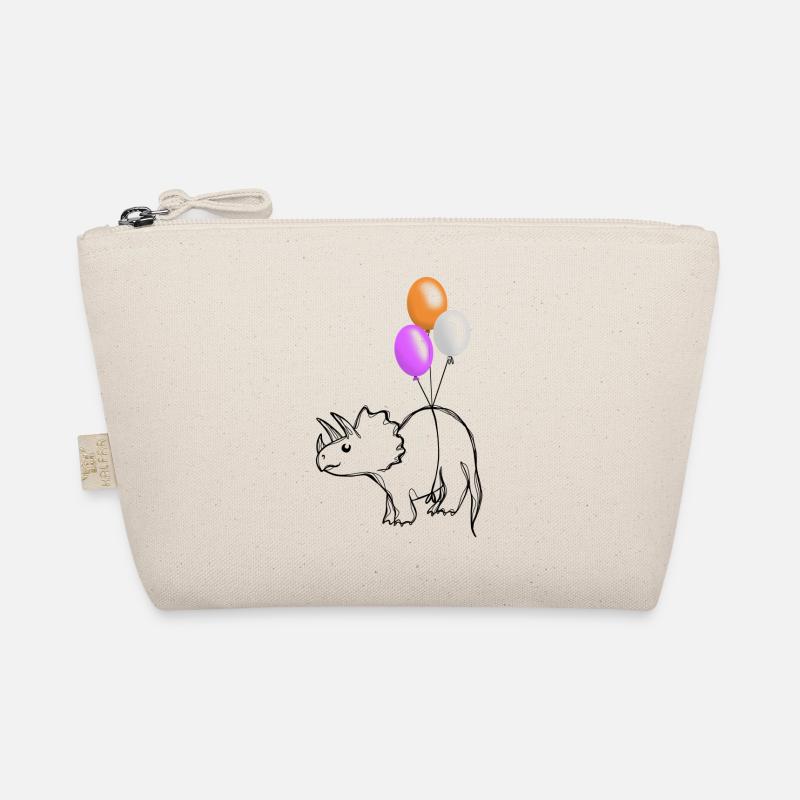 Pridosaur Dinosaur lesbian - Organic Pouch - nature