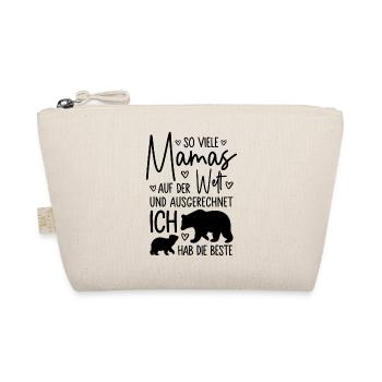 So viele Mamas Beste Mama Baby Muttertag Geschenk - Bio-Täschchen - Natur - Vorne