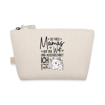 So viele Mamas Beste Mama Baby Muttertag Geschenk - Bio-Täschchen - Natur - Vorne