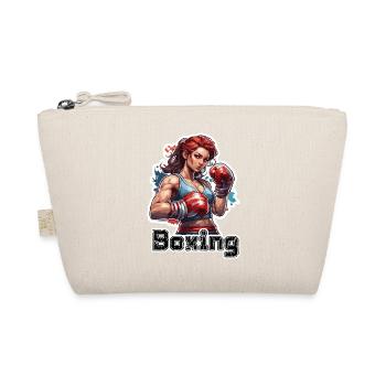 Boxer / Sports / Fight / Arena / Boxing Ring / Fists - Organic Pouch - nature - Front