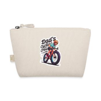 Dad's Cycling Crew Illustration - Organic Pouch - nature - Front