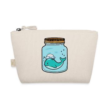 Whale, Fish, Alone, Loneliness, Feelings, Emotion, Tears - Organic Pouch - nature - Front