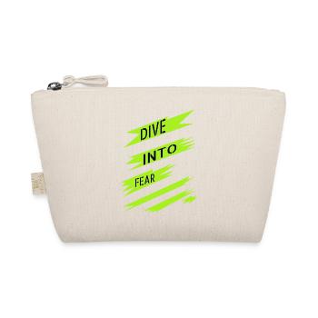 fun embracing courage courage and strength awesome - Organic Pouch - nature - Front