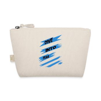 boldness quote geek resilient courage facing fears - Organic Pouch - nature - Front