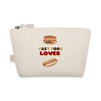 Fast-Food Liebhaber Motiv - Bio-Täschchen - Natur - Vorne