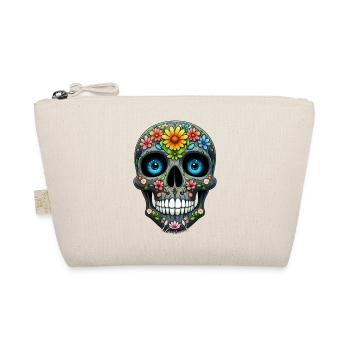 human skull made of cute avatar - Organic Pouch - nature - Front