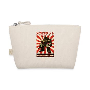 Japan Robot Anime Retro Style Sunset Manga Mecha - Organic Pouch - nature - Front