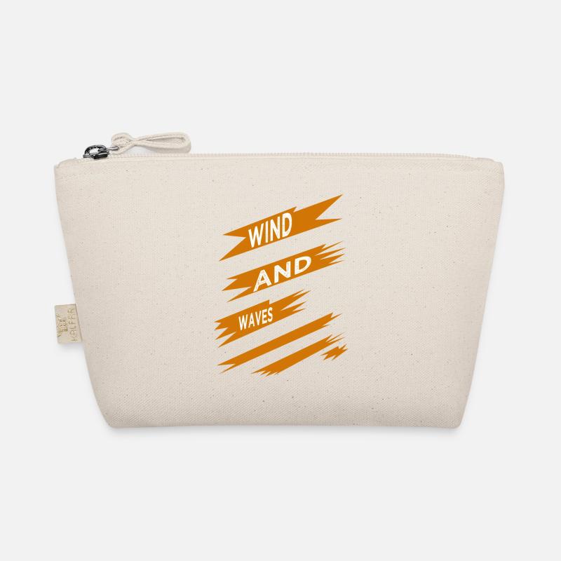 geek freedom adventures awesome windsurfing funny - Bio-Täschchen - Natur