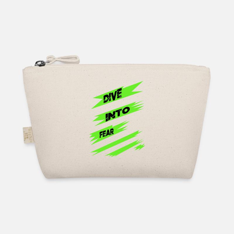 funny quote embracing courage bday gift idea happy Bio-Täschchen