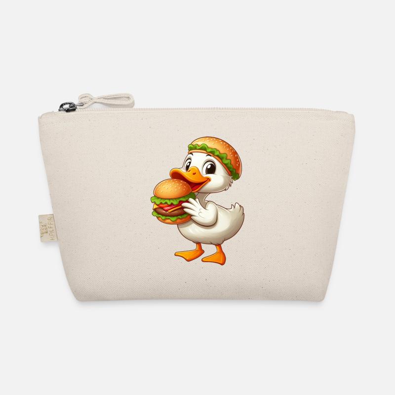 Drôle de canard hamburger de restauration rapide Trousse biologique